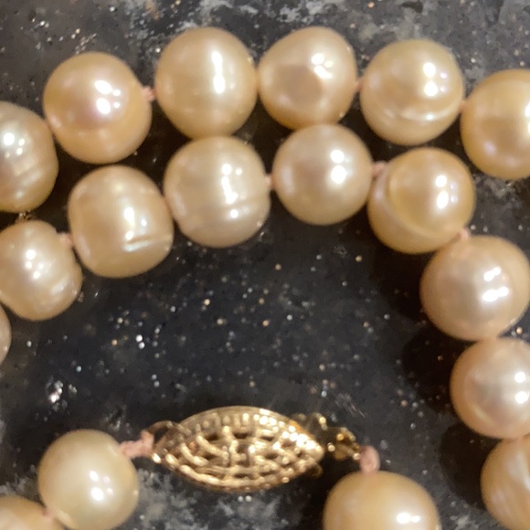 New Handmade Cultured freshwater pearl necklace - Picture 7 of 7